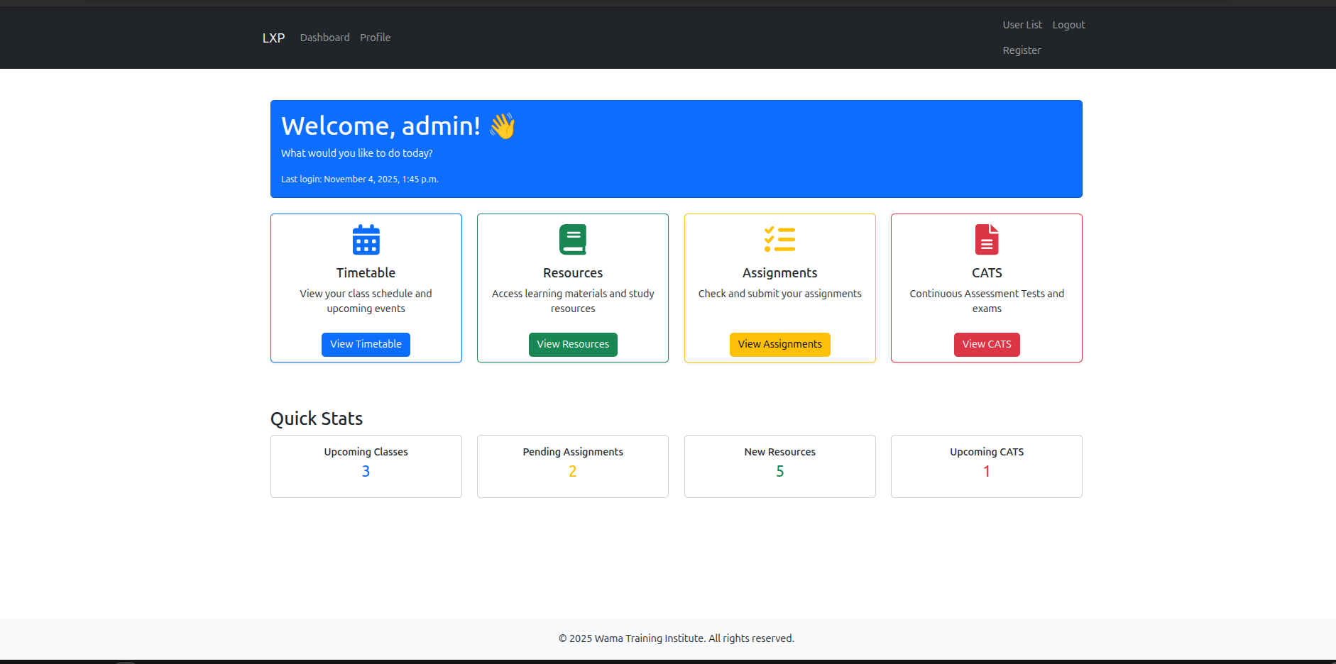 Learning Management System - Django Application